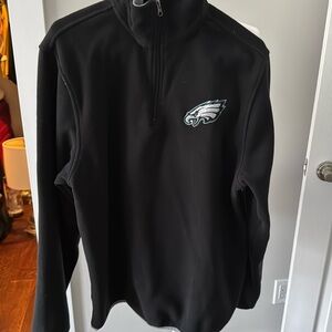 Phila Eagles quarter zip fleece M